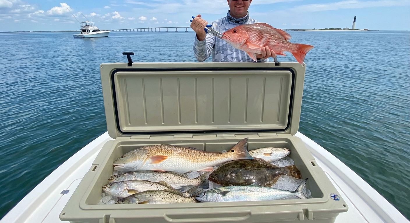Spanish mackerel caught near Dauphin Island, one of the top fish species in local waters