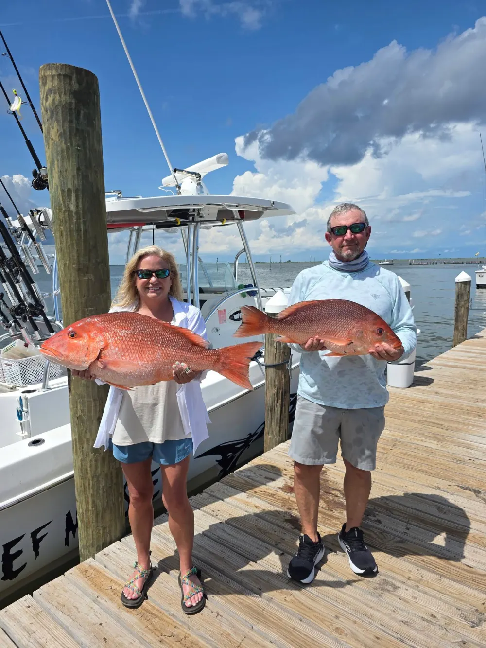 Group enjoying inshore fishing around Dauphin Island, suitable for all skill levels