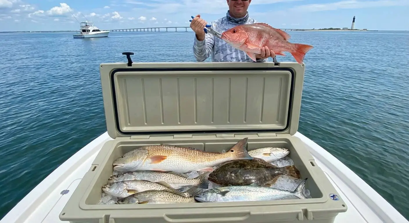 Spanish mackerel caught near Dauphin Island, one of the top fish species in local waters
